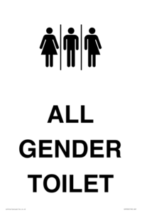 Female, Male and Non-gender specific